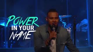 Todd Dulaney  Your Great Name Lyric Video [upl. by Anglim724]