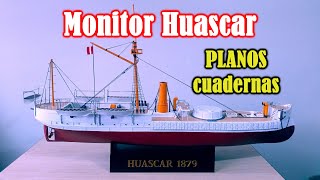 Monitor Huáscar  Planos cuadernas Parte 1 [upl. by Nillek300]