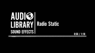 Radio Static  Sound Effect [upl. by Kylander448]