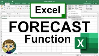 The Excel FORECAST Function [upl. by Zzabahs258]