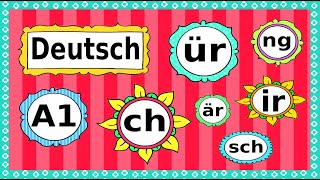 Deutsch A1 Phonetik  Aussprache  German lesson phonetics  letter combinations [upl. by Hunley]