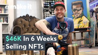 Making 46K In 6 Weeks Selling NFTs [upl. by Enegue]