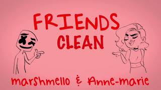 Friends CLEAN  Marshmello amp AnnMarie [upl. by Joel]