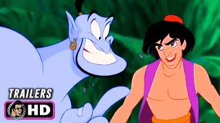 ALADDIN Animated Trailers 1992 Disney [upl. by Annahsor889]