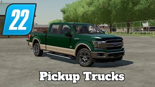 FS22 Mod Spotlight  Pickup Trucks [upl. by Berkly]