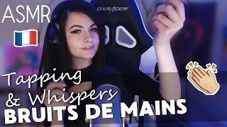 ASMR ⚪️🖐🏻 FROTTEMENTSBRUITS de mains whispering tapping [upl. by Mettah188]