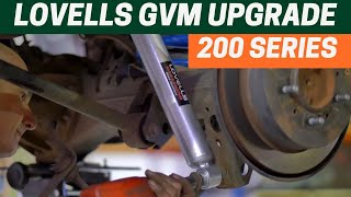 GVM Upgrade 200 Series Landcruiser with Lovells Suspension Thats how its done [upl. by Ahsinna893]