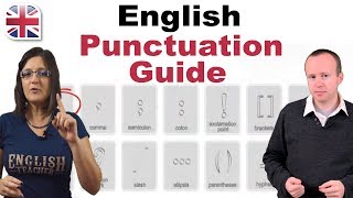 English Punctuation Guide  English Writing Lesson [upl. by Jankell371]