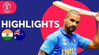 Dhawan Strikes Super Century  India vs Australia  Match Highlights  ICC Cricket World Cup 2019 [upl. by Mathia]