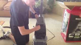 Hoover SteamVac Unboxing and Assembly [upl. by Ynaffat]