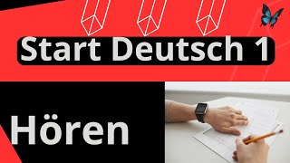 Start Deutsch 1  Goethe Zertifikat A1 Hören [upl. by Carmella]