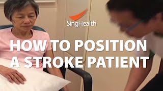 How To Position A Stroke Patient [upl. by Cinimod81]