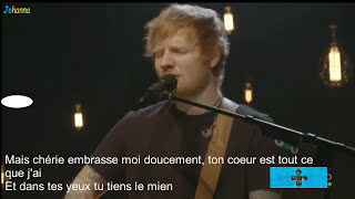 Ed Sheeran Perfect traduction française Live [upl. by Cathrin]