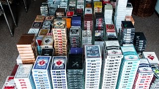 MY EPIC PLAYING CARD COLLECTION 2017 Over 2000 Decks [upl. by Hilbert954]