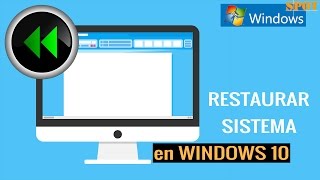 Restaurar sistema en Windows 10 [upl. by Kym]