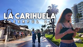 La Carihuela Torremolinos Spain Cheerful Day March 2024 Update  Málaga 4K [upl. by Ttegirb858]