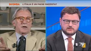 Vittorio Feltri abbandona lo studio di In Onda [upl. by Anreval]