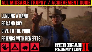 Red Dead Redemption 2 All MISSABLE Trophy  Achievement Guide [upl. by Skippy20]