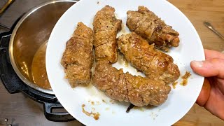 Roladki slaskie german beef roulade recipe in Instant Pot pressure cooker [upl. by Correna633]