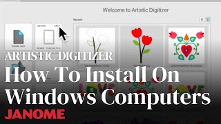 Artistic Digitizer How to Install on Windows Computers [upl. by Nipha]