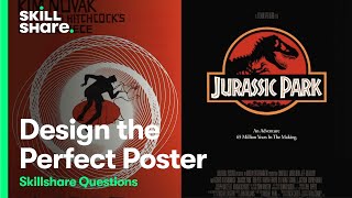 How to Design the Perfect Poster  Skillshare Questions [upl. by Eugnimod855]