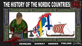 The Nordic Countries Animated Scandinavian History [upl. by Nageet]