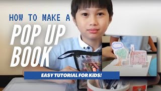 HOW TO MAKE Pop Up Book for Kids Easy  Kobe of Just Kiddies [upl. by Victory326]