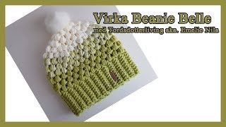 Virka mössan Beanie Belle  För nybörjare [upl. by Kellina]