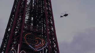 Blackpool Tower Fire Incident [upl. by Jaunita]