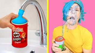 Trying TOP SIBLING PRANKS Trick Your Sisters and Brothers Funny DIY Pranks by 123 GO [upl. by Myrtie]