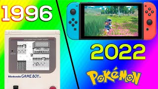 Evolution of Pokémon Games 1996 to 2022 [upl. by Seravart]