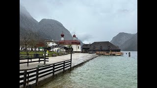 Lake Konigssee Bavarian Alps Germany [upl. by Zamir]