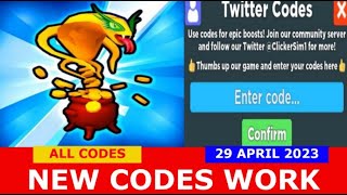 NEW CODES SPRING EGG Clicker Simulator ROBLOX  ALL CODES  29 APRIL 2023 [upl. by Nomrej]