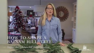 How To Fluff and Shape an Artificial Christmas Tree [upl. by Anahsit]