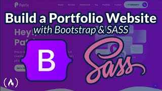 Learn Bootstrap 5 and SASS by Building a Portfolio Website  Full Course [upl. by Leuqcar436]