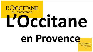 How to Pronounce L’Occitane en Provence CORRECTLY [upl. by Azil]