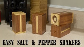 Easy Gift Project Salt And Pepper Shakers  215 [upl. by Corella]