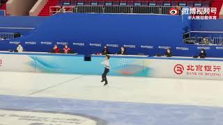 Boyang Jin SP  Asian Open Trophy 2021 [upl. by Ahsienek926]