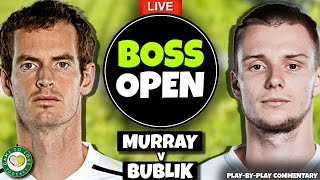 MURRAY vs BUBLIK  ATP BOSS Open Stuttgart 2022  LIVE Tennis PlaybyPlay GTL Stream [upl. by Adnawyek]