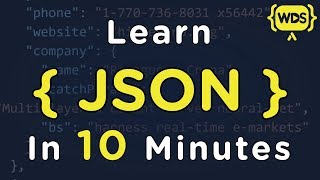 Learn JSON in 10 Minutes [upl. by Einamrej]