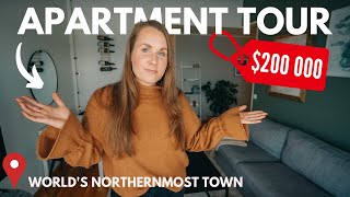 APARTMENT TOUR in Longyearbyen amp SNOW STORM in September  Svalbard [upl. by Adnarem]