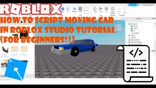 Roblox Studio Script Moving Cars Tutorial for beginners [upl. by Alisan]