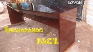 REVESTIR O ENCHAPAR Aglomerados FACIL  Luis Lovon [upl. by Ishii]