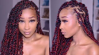 How to EASY Passion Twists  No Rubber Band [upl. by Ylil]