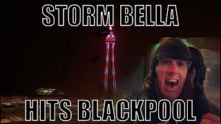 Storm Bella Hits Blackpool [upl. by Enila]