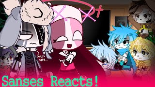 Sans Aus Reacts To Amazing Sarvente’s MidFight Masses  Friday Night Funkin  Part 1 [upl. by Oidacra935]