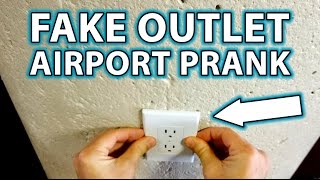 FAKE OUTLETS PRANK Airport Version [upl. by Ares]