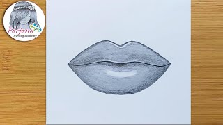 How to draw Lips for Beginners  Easy Way [upl. by Jennine]