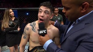 Brandon Moreno Octagon Interview  UFC 283 [upl. by Sopher45]