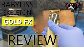 BaByliss Gold fx Skeleton Cordless Trimmer Review [upl. by Essa]